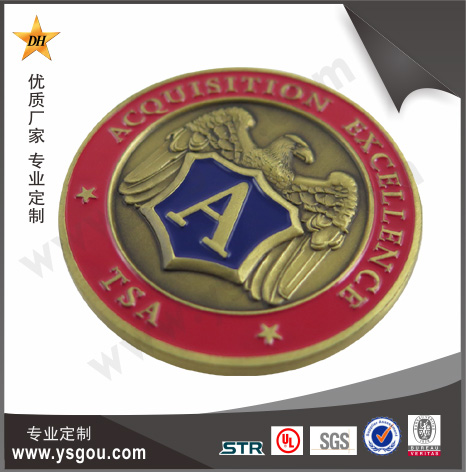 銅質烤漆紀念幣