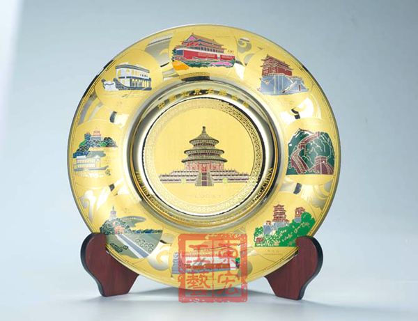 景點紀(jì)念盤制作