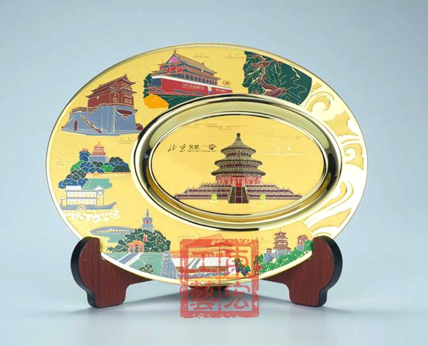 景點紀(jì)念盤制作