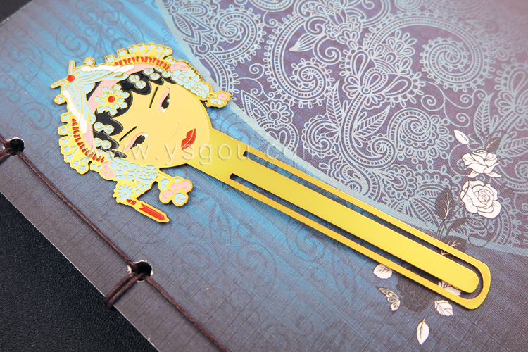京劇臉譜書簽定做