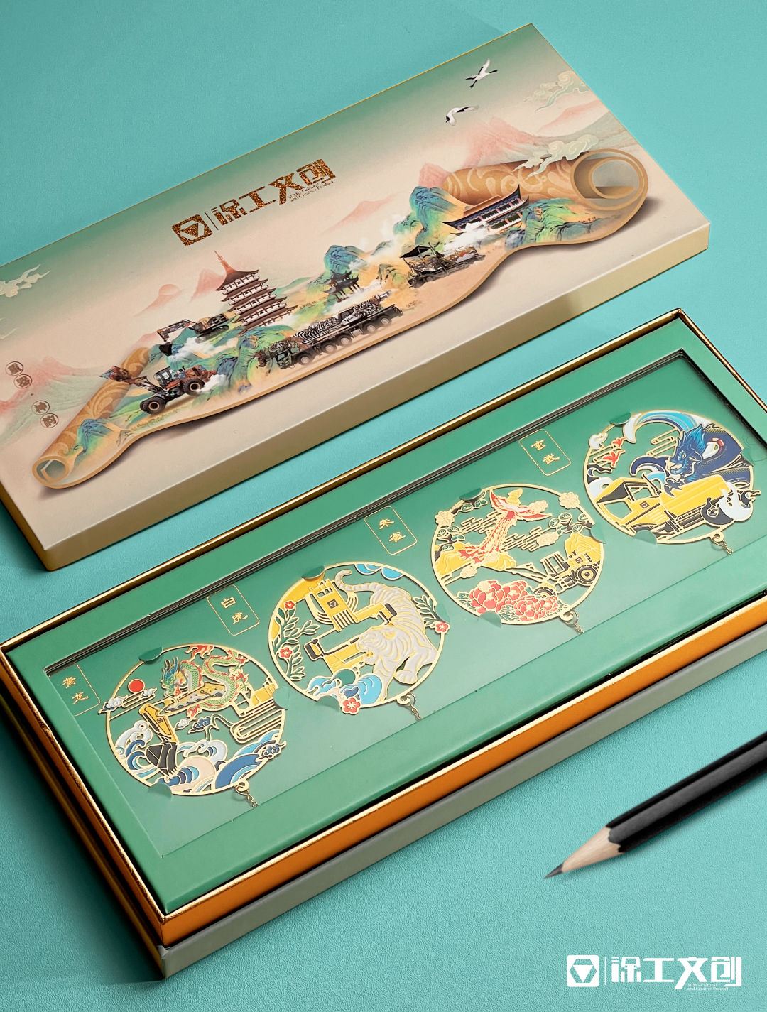 重器神韻、國風雅韻—濟安文創(chuàng)書簽定制走進徐工集團