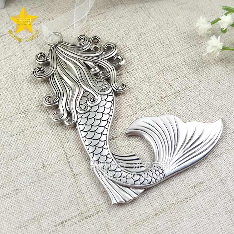 創(chuàng)意美人魚(yú)鑰匙扣掛件個(gè)性飾品,時(shí)尚金屬鑰匙扣定制廠(chǎng)家