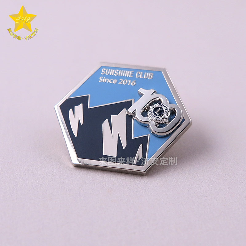 獅子會(huì)陜西尚善服務(wù)隊(duì)徽章定制