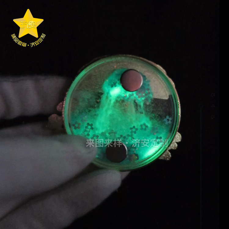夜光流沙冰箱貼定制找濟安冰箱貼生產(chǎn)源頭工廠