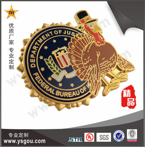 沖壓徽章定制，沖壓徽章制作廠(chǎng)家