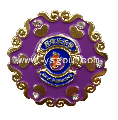 學(xué)校胸章制作，教育中心胸牌定制