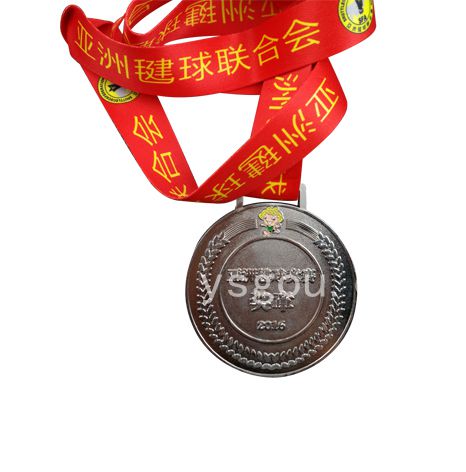 毽球競賽獎章定制，金屬獎牌定做