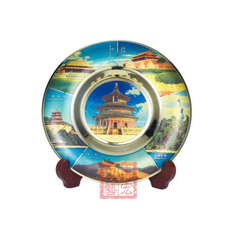 各地景點紀念盤，名勝古跡紀念盤定制