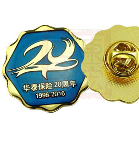 保險(xiǎn)公司周年紀(jì)念徽章定做